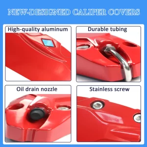 Kryty brzdových třmenů pro Model Y